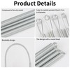 6 Pcs Spring Drawstring Threader Tool,Metal Elastic Rope Threader Clip,Drawstring