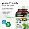 Cápsulas de Menta Spearmint, 500 Mg, Hoja de Orgánica (Mentha