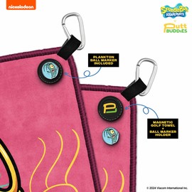 SpongeBob SquarePants - Patrick Krusty Pants Magnetic Golf Towel w/Ball Marker