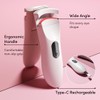  Rizador de pestañas calentado, recargable por USB C para