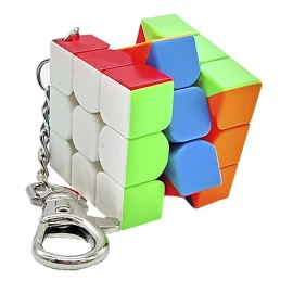 LA FABRICA DEL JUEGO Llavero Cubo Magico 3x3 3cm Destreza