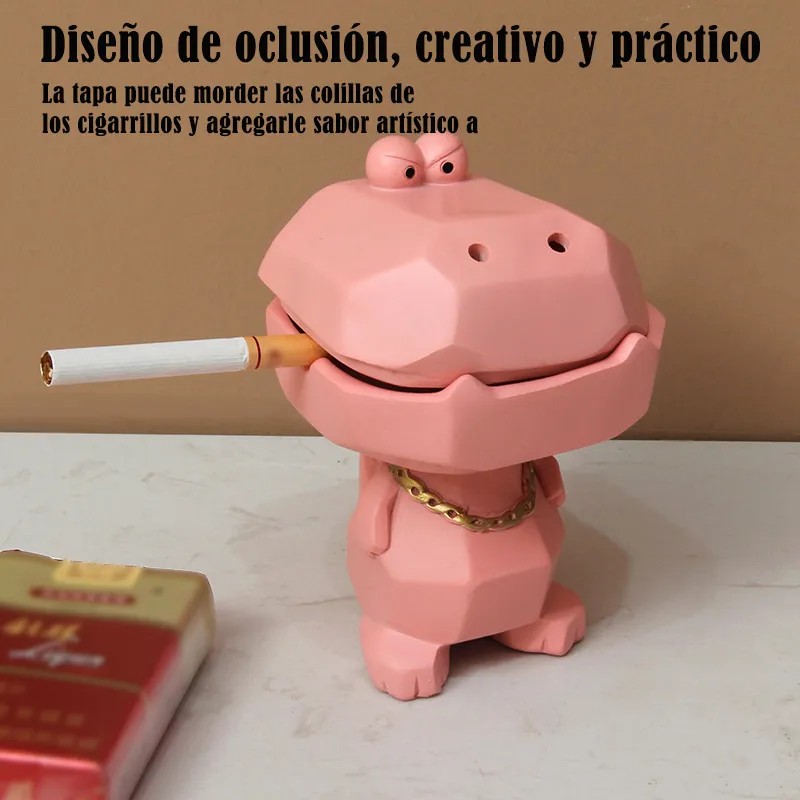 Cenicero Pequeño Con Forma De Cocodrilo Pare Adornos De Mesa