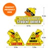 SuperKaKa 3pcs New Driver Magnet for Car Bumper Please Be