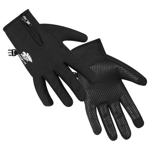 WFX Running Gloves for Men and Women, Lightweight, Touchscreen. Anti-Slip,