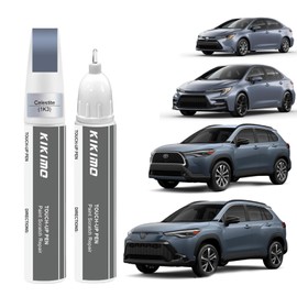 KIKIMO for Toyota Touch Up Paint(Celestite(1K3(Include 2YC))), Car Paint Repair Kit for Toyota, 2 In 1 Scratches Repair with Pen Tip and Brush, Color-Matched for Quick & Easy Fix