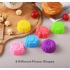 Mirenlife Reusable Silicone Baking Cups, 2 Inch Mini Size Silicone