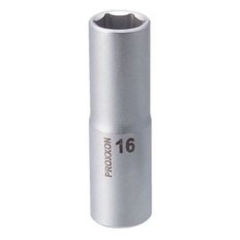 PROXXON No. 83361 Deep Socket, 0.6 inches (16 mm), 0.6 inches (16 mm)