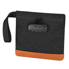 Hsthe Sea Odor Proof Bag with Combination Lock - 18.8 x 20 cm Waterproof Storage Bag with Sealed Zippers, Carbon Lined, for Accessories and Travel Storage