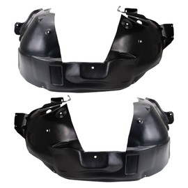 TRQ TRQ Front Inner Fender Liner Set Compatible with 2007-2010 Ford Edge Lincoln MKX FO1248130 FO1249130