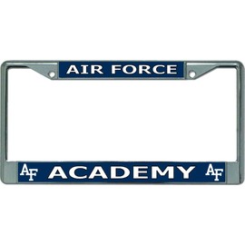 Air Force Academy #2 Chrome License Plate Frame