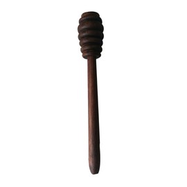 Hemobllo Black Walnut Wood Honey Dipper Stick Kitchen Honey Stirring Wand 12-Inch Long for Tea or Baking Natural Wood