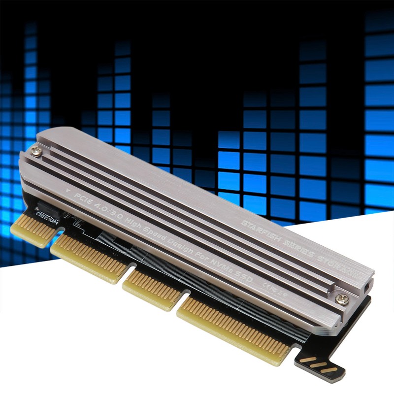 M.2 NVMe SSD to PCIe Adapter PCIe 4.0 Aluminium Alloy