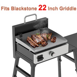Blackhoso Hard Hood for Blackstone 22 Inch Table Top Griddle Cover Lid for 22 Inch Blackstone Griddle 5011 Hard Lid Accessories for Blackstone 22" Griddle