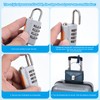 PATIKIL 1 Pack 4 Digit Combination Lock, Helmet Padlock Cable