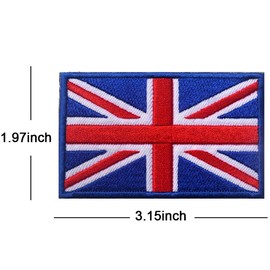 United Kingdom British Special Air Service SAS Flag Embroidery Patch Military Who Dares Wins Tactical Morale Badges Bracelet Emblem Applique Hook Patches