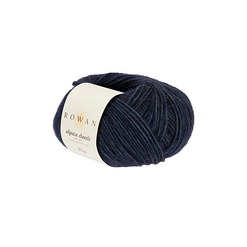 Rowan Hand Knitting Yarn, 57% Alpaca, 43% Cotton, Eclipse, One