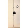 Minimalist Hanging Coat Rack, Designer-style Clothes Rack with 5 Hooks,