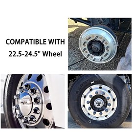 800-822 2Pcs of Steer Auto Wheel Balancer Fit for 22.5-24.5" Wheel;Steer Wheel Automatic Balancers;2 pcs Centramatic Aluminum Wheel Balancers for Heavy Duty Trucks;Centramatic Wheel Balancers,800822