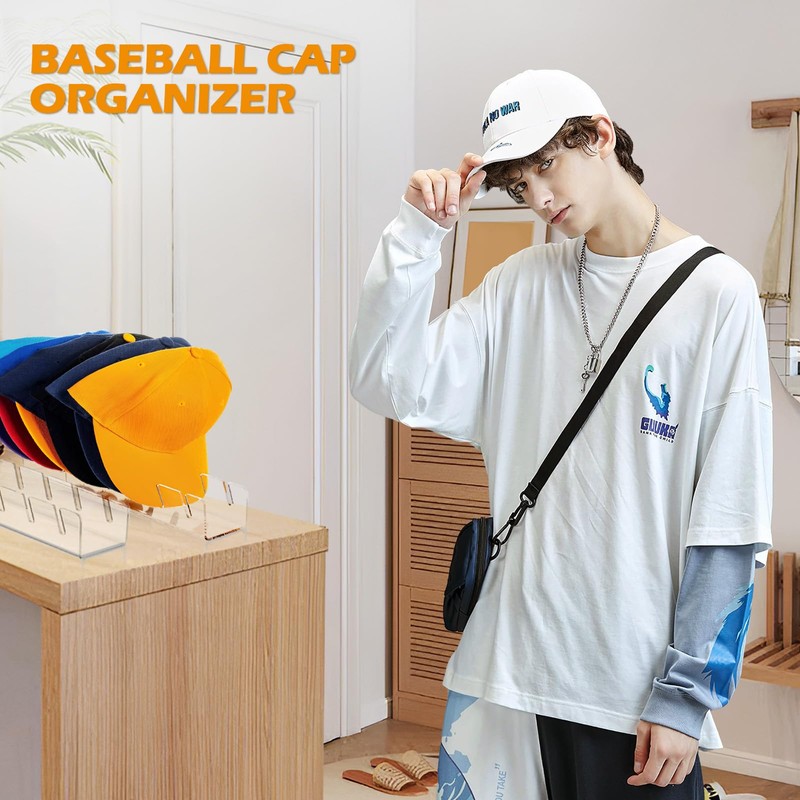 Hat Racks for Baseball Caps，Hat Organizer for Baseball Caps for