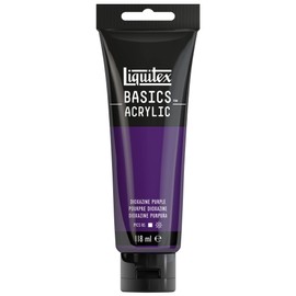 Liquitex Basics Acrylic Paint, Dioxazine Purple, 118 ml Tube