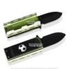 Munetoshi Ball 1.75” Blade Pocket Knife Lighter Holder Green