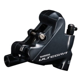 Shimano BR-R8070 IBRR8070F1RF Front Resin Pad (L02A) with Fins, Flat Mount, Hydro Trick Included, Mounting Bracket for Diameter 5.5 / 6.3 inches (140 / 160 mm) Rotors