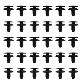 YINETTECH Pack of 50 Trim Fasteners Car Retaining Clips Plastic Rivets Bumper Clips for Peugeot Citroen 1609267280 856553