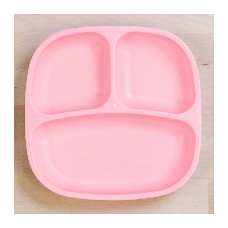 Re-Play Divided Plate Single, Lime Green