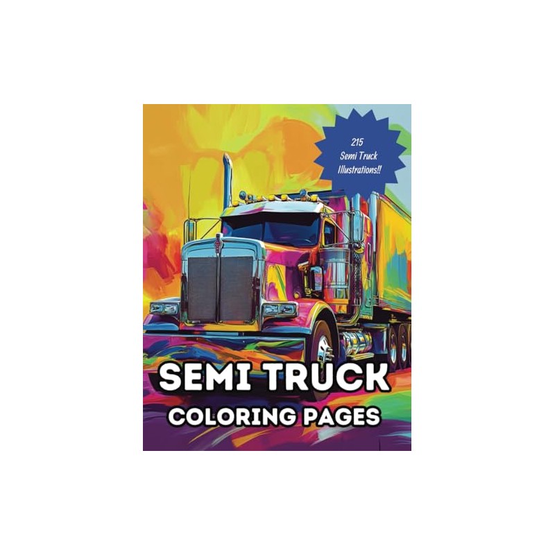 Semi Truck Coloring Pages