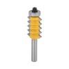8 Shank Woodworking Cutter Rail Stile Router Bit Line Wave