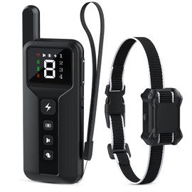 Dog Training Collar with Remote, Waterproof Dog Shock Collar with 3 Training Modes, Rechargeable E-Collar for All Breeds, Beep Vibration and Shock for Large, Medium and Small Dogs