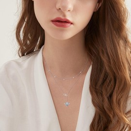 YFN Women's Bee Necklace, 925 Silver, Bee Pendant, Accessories, Goods, Gift for Her