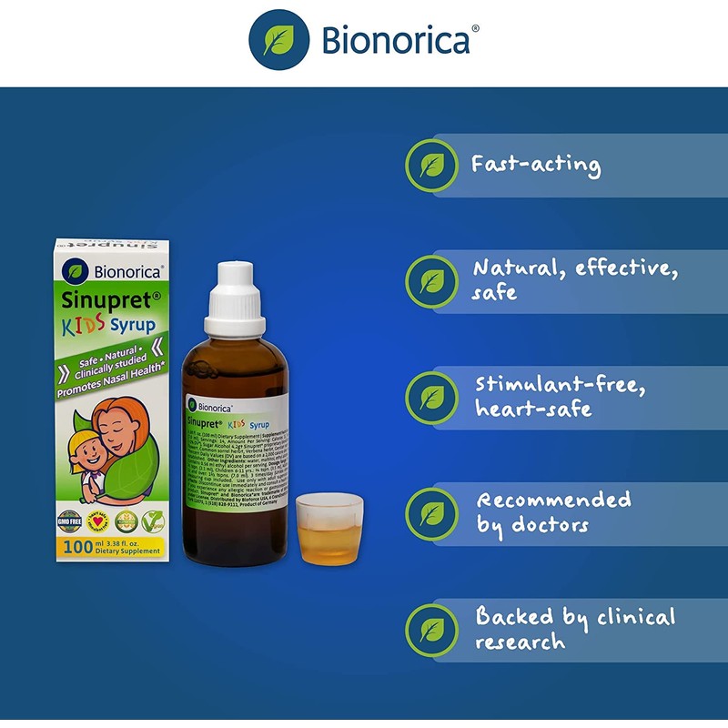 Bionorica Sinupret Kids Sinus & Immune Syrup Respiratory & Immunity