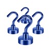 Neosmuk Magnetic Hooks,30lb Heavy Duty Earth Magnets with Hook for
