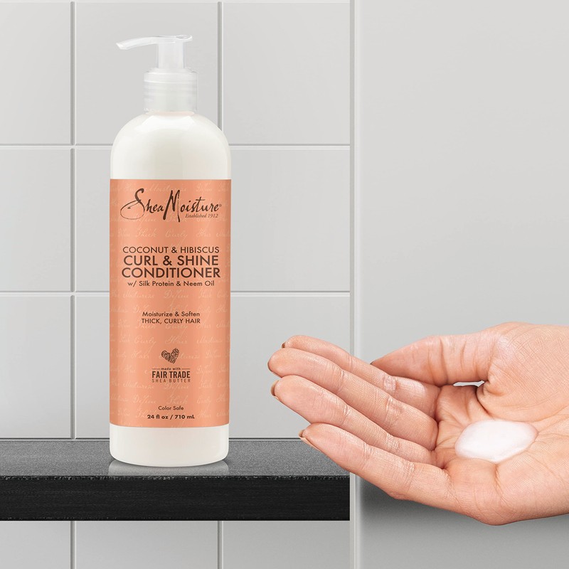SheaMoisture Coconut and Hibiscus Conditioner for Dry Curly Hair Coconut