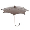 Umbrella Shaped Bird Trough Metal Hanging Bird Feeder Tray Metal