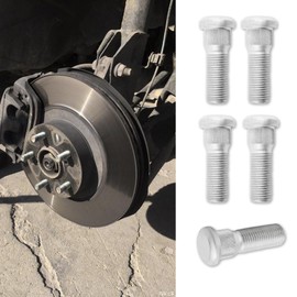 PACLVIO 5PCS Wheel Studs, Steel Tire Studs, 49mm Long & M12x1.5 Steel Lug Bolts, Wheel Lug Stud Car Accessories Compatible with Chevy Lexus Toyota Scion Pontiac,Replace #610-266 90942-02049 (5Pcs)