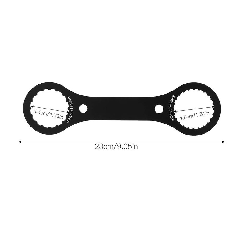 Bottom Bracket Tool, Aluminum Alloy BB Wrench Tool Remover Double