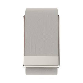 Fitcent Adjustable CoreKnit Bicep band Compatible with WHOOP 5.0 One+Peak WHOOP MG LIFE, Quik Drying Waterproof Bicep Bands with Stainless Steel U Shape for WHOOP LIFE ECG (Beige, One+Peak)