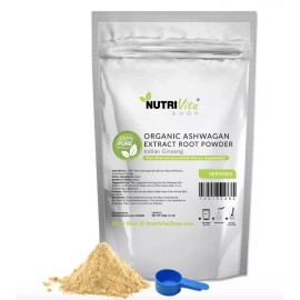 NutriVitaShop 1000g (2.2lbs) 100% Pure Organic Ashwagandha Root Powder Withania Indian Ginseng