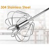 Stainless Steel Semi-Automatic Egg Whisk Hand Push Rotary Whisk Hand