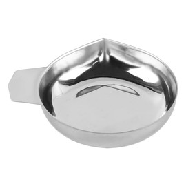 Laroal 2PCS Stainless Steel Measuring Cup Diamond Scale Tray Gemstone Weighing Tray Electronic Scale Tray Stone Jewelry Measuring Bowl Tools