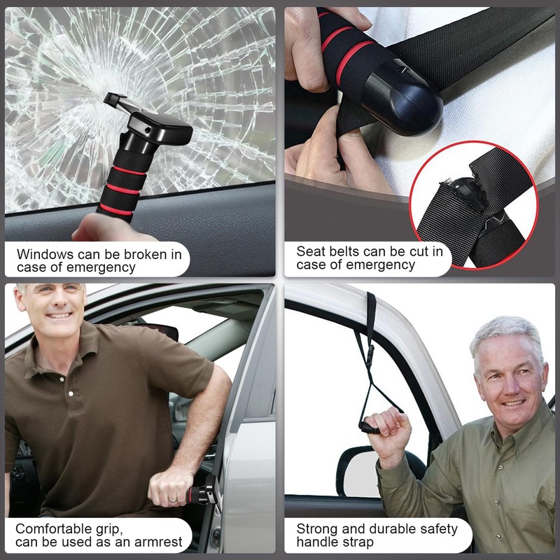 SIGANDG Pack of 2 Car Handle Assist for Elderly, Car