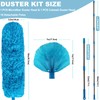 20+ Feet High Reach Duster Kit with 3-13ft Extension Pole,