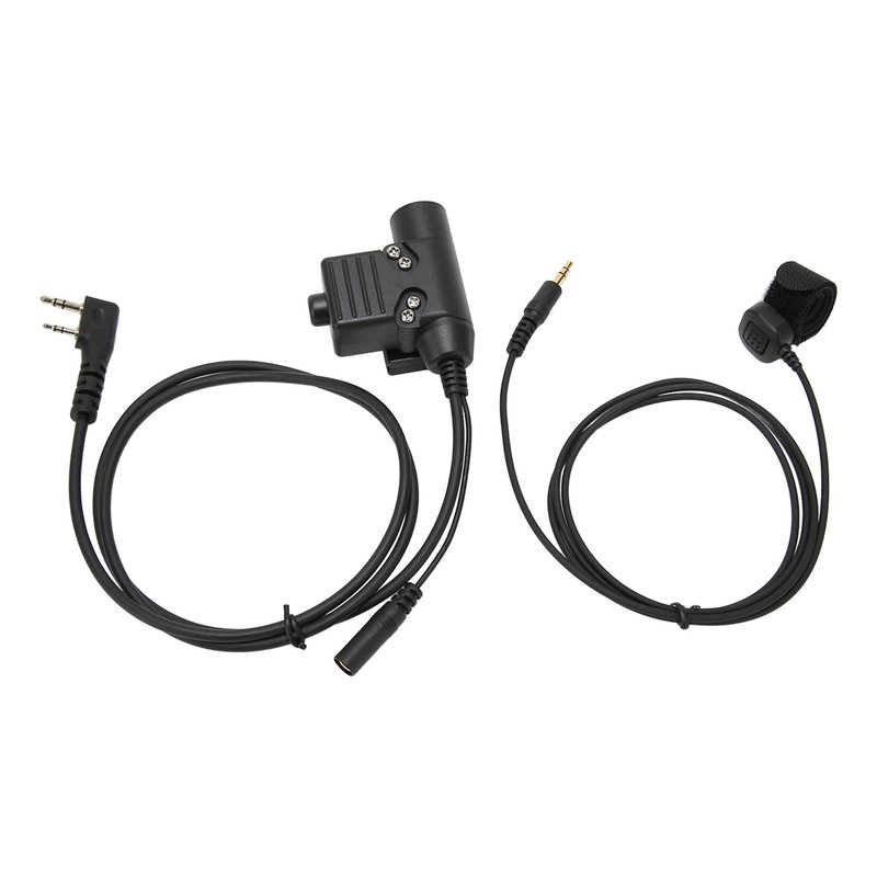 U94 PTT Adapter Push to Talk Button Walkie Talkie Military