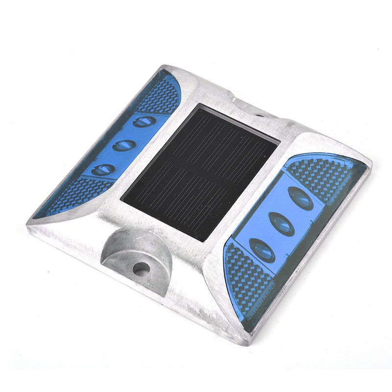 6 LED Solar Power Ground Marker Lights Waterproof Outdoor Driveway