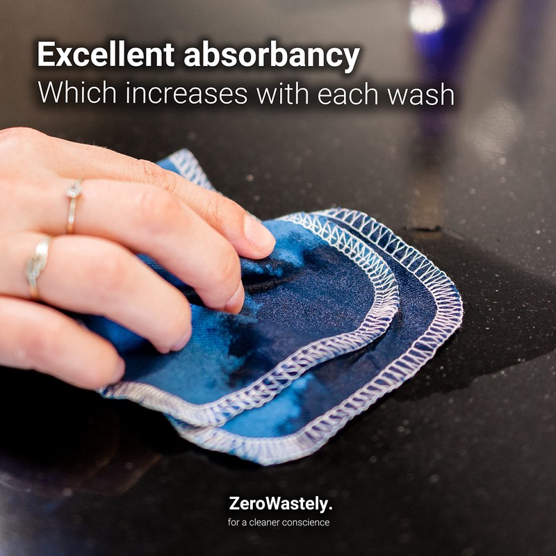 ZeroWastely 24 Reusable Toilet Paper Washable Roll - Bidet Towels