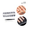Housoutil 2sets Rhinestone Nail Art DIY Manicure Decor Flat for