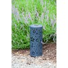 Allsop Home and Garden 32160 Bloom Lantern-Midnight Blue Punched Metal