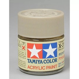 Tamiya America Inc Acrylic X31 Titanium Gold TAM81031 Plastics Paint Acrylic